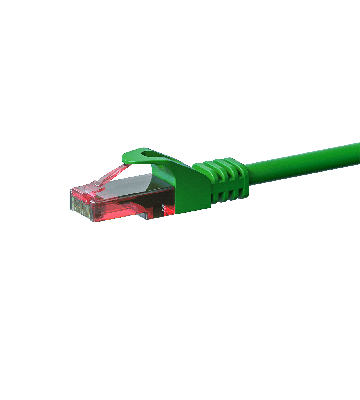 UTP CAT6 patchkabel 1m grön - 100% koppar