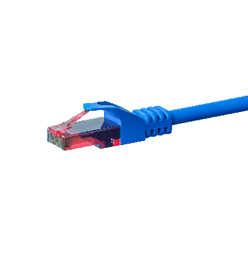 UTP CAT6 patchkabel 3m blå - 100% koppar