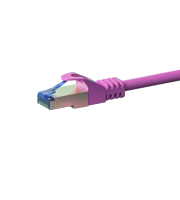 CAT6a S/FTP (PIMF) patchkabel 5m rosa