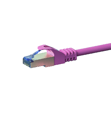 CAT6a S/FTP (PIMF) patchkabel 10m rosa