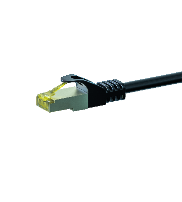 Cat7 S/FTP (PIMF) patchkabel 30m svart