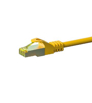 Cat7 S/FTP (PIMF) patchkabel 50m gul