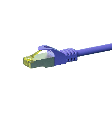 Cat7 S/FTP (PIMF) patchkabel 10m lila