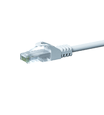 CAT5e UTP patchkabel 0,50m vit - CCA