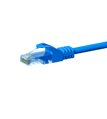 CAT5e UTP patchkabel 7,50m blå - CCA
