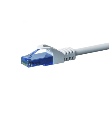 UTP CAT6a patchkabel 0,15m vit - 100% koppar