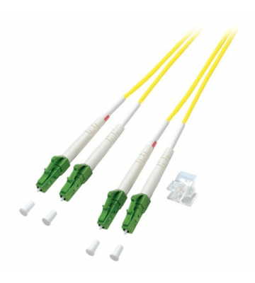 OS2 duplex fiberoptisk kabel LC/APC-LC/APC 7,50m