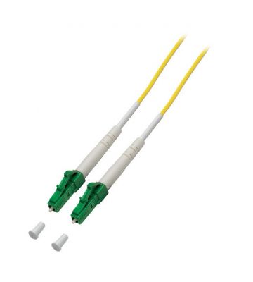 OS2 simplex fiberoptisk kabel LC/APC-LC/APC 1m