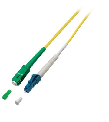 OS2 simplex fiberoptisk kabel SC/APC-LC 1m