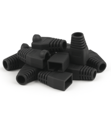 DANICOM RJ45 Kabelgenomföring Svart - 10 st