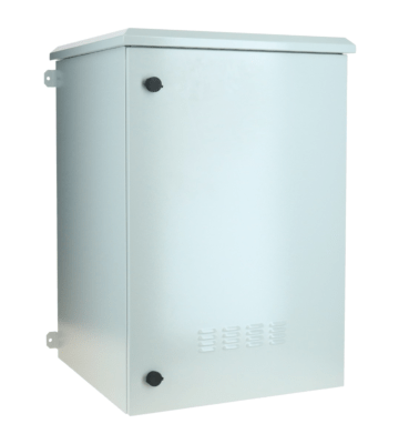 18U utomhus väggskåp IP55 - 600x600x900mm (BxDxH)