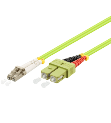 Fiberoptisk kabel LC-SC OM5 (laseroptimerad) 15m