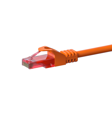 UTP CAT6 patchkabel 5m orange - 100% koppar