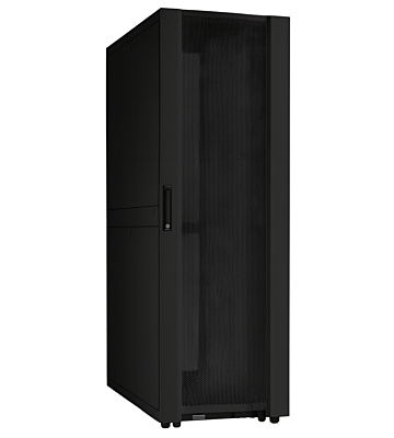 42U Datacenter serverskåp med perforerad dörr 600x1000x2000mm (BxDxH)