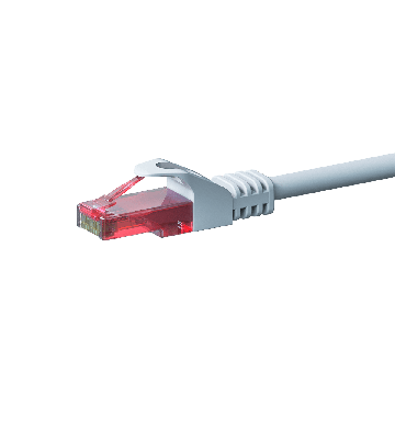 UTP CAT6 patchkabel 15m vit - 100% koppar
