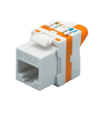 Cat6 UTP Keystone Connector - Verktygslös vridning