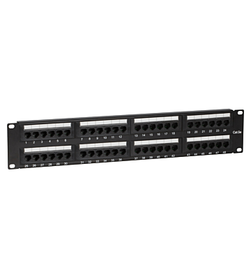 CAT5e UTP patchpanel - 48 portar