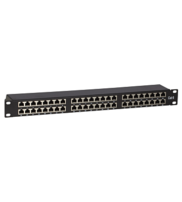 CAT6 FTP patchpanel - 48 portar