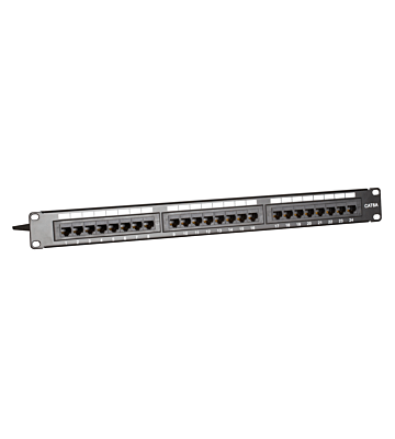 CAT6a UTP patchpanel - 24 portar