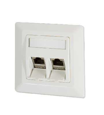 Keystone frontplatta, elfenben