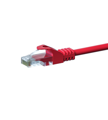 CAT5e UTP patchkabel 2m röd - CCA