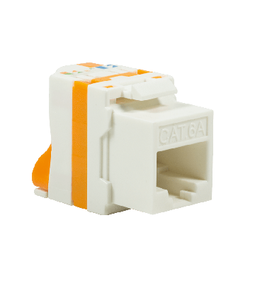 CAT6a UTP Keystone Connector - Verktygslös vridning