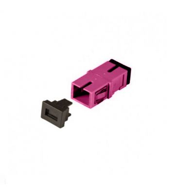 Multimode keystone-koppling SC-SC simplex lila
