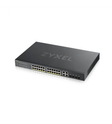 Zyxel 24-portars GS1920 smart hanterad PoE+-switch