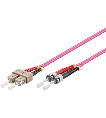 Fiberoptisk kabel SC-ST OM4 2m