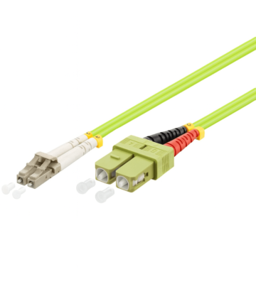 Fiberoptisk kabel LC-SC OM5 (laseroptimerad) 0,50m