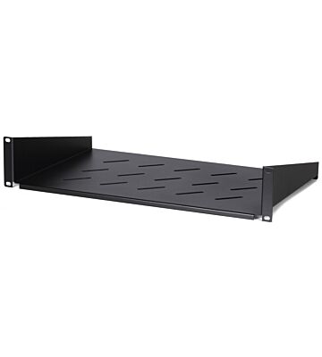 2U Hylla för 450 mm djupa väggskåp - 300 mm djup (max. 15 kg)