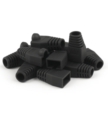 DANICOM RJ45 Kabelgenomföring Svart - 10 st