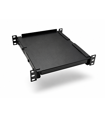10 tum justerbar hylla för 450 mm djupa 10 tum serverrack - 1U