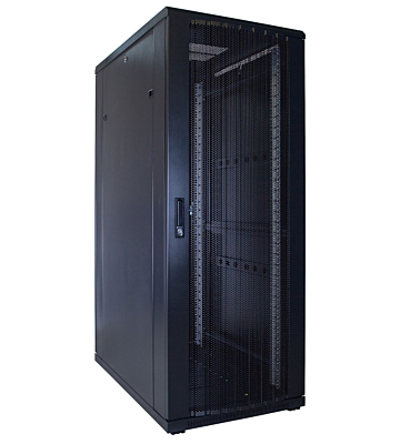 32U serverrack med perforerad dörr 600x1200x1600mm (BxDxH)