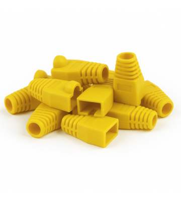 DANICOM RJ45 Kabelgenomföring Gul - 10 st