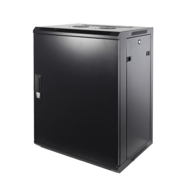 12U väggskåp med metalldörr 600x600x635mm (BxDxH)