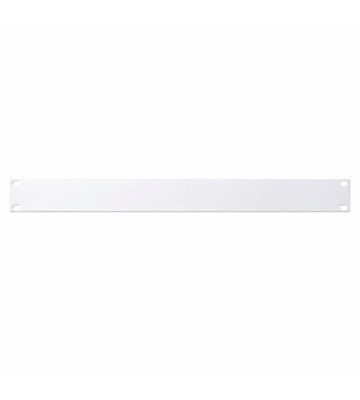19 tums täckpanel 1U - vit