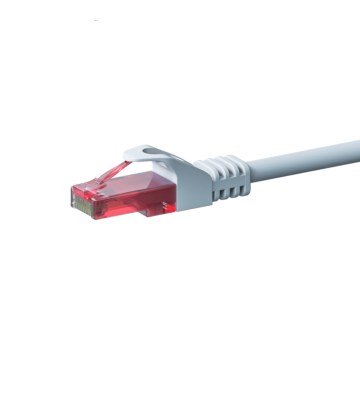 UTP CAT6 patchkabel 1m vit - 100% koppar