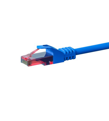 UTP CAT6 patchkabel 3m blå - 100% koppar