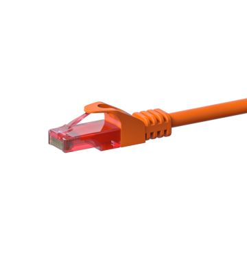 UTP CAT6 patchkabel 0,50m orange - 100% koppar
