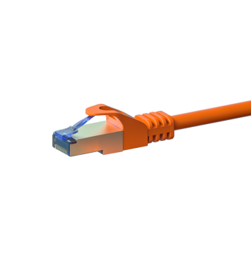 CAT6a S/FTP (PIMF) patchkabel 1m orange
