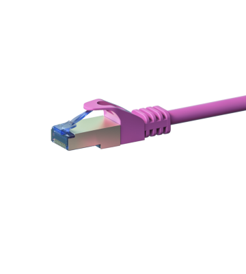 CAT6a S/FTP (PIMF) patchkabel 3m rosa