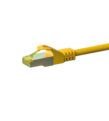 Cat7 S/FTP (PIMF) patchkabel 10m gul