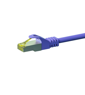 Cat7 S/FTP (PIMF) patchkabel 0,50 m lila