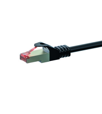 CAT6 S/FTP (PIMF) patchkabel 7,50m svart