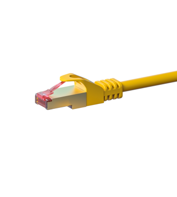 CAT6 S/FTP (PIMF) patchkabel 10m gul