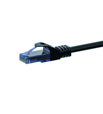 UTP CAT6a patchkabel 3m svart - 100% koppar