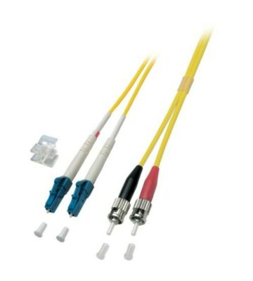 OS2 duplex fiberoptisk kabel LC-ST 3m