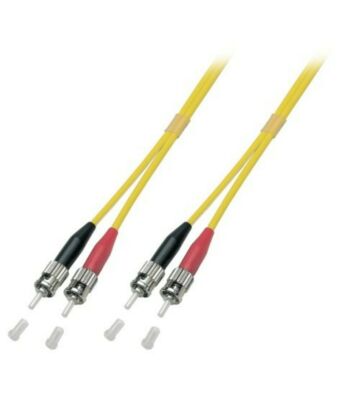 OS2 duplex fiberoptisk kabel ST-ST 0,50m