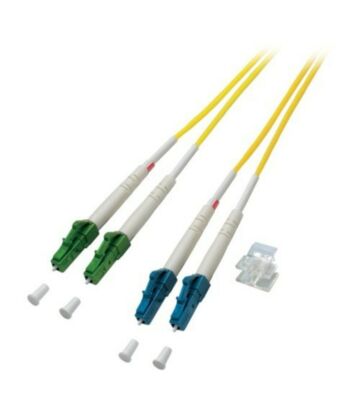 OS2 duplex fiberoptisk kabel LC/APC-LC 3m